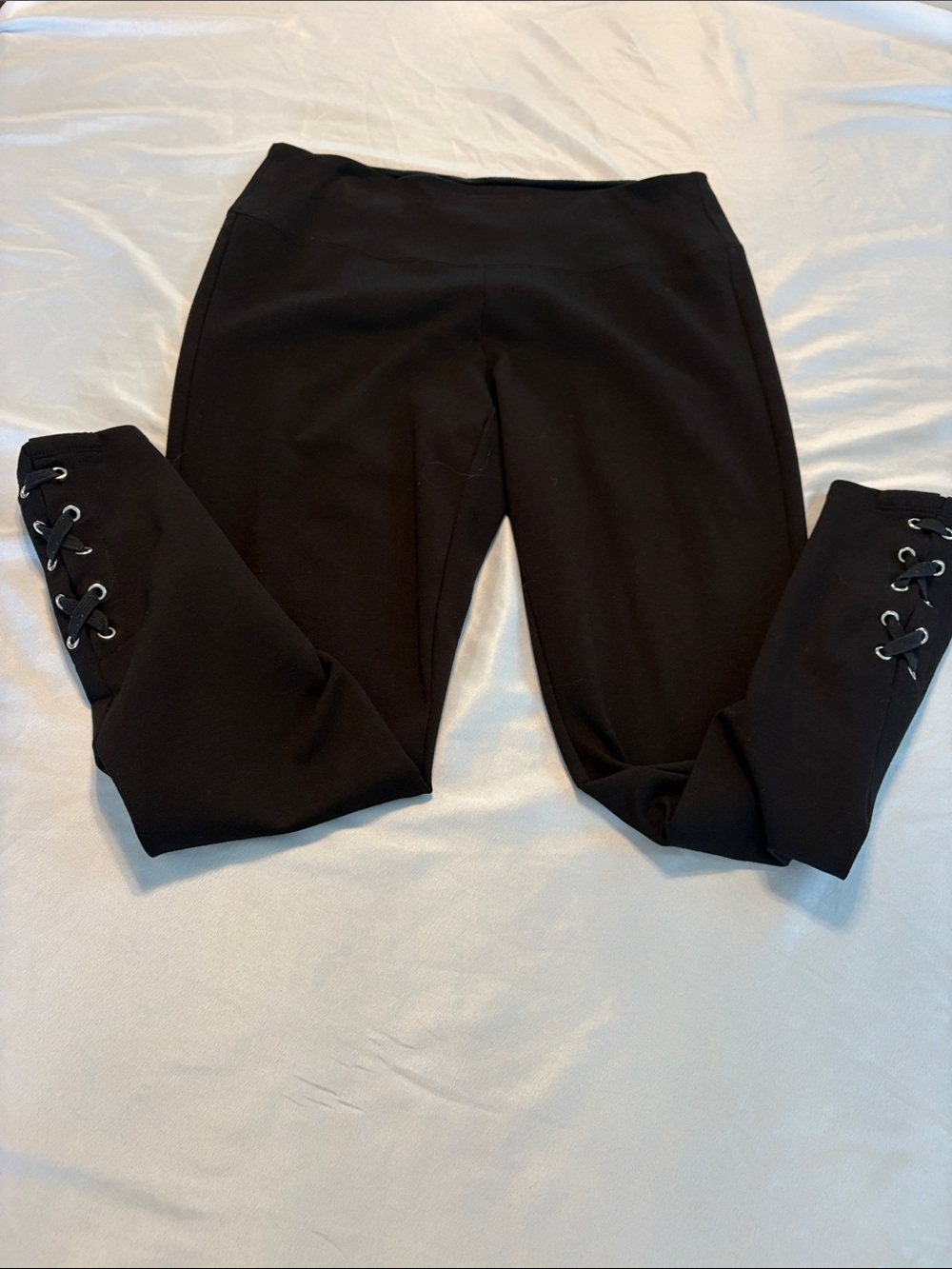 Ricki's Black Lace-Up Ankle Leggings